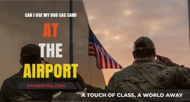 Using Your DoD CAC Card at the Airport