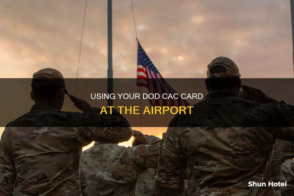 can i use my dod cac card at the airport