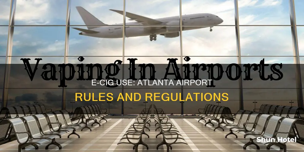 can i use my e cig in atl airport