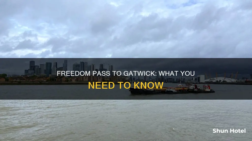 can i use my freedom pass to gatwick airport