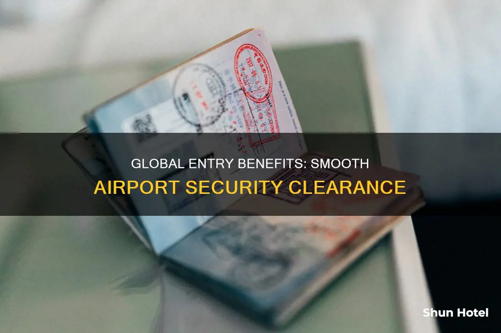 can i use my global entry card at airport security