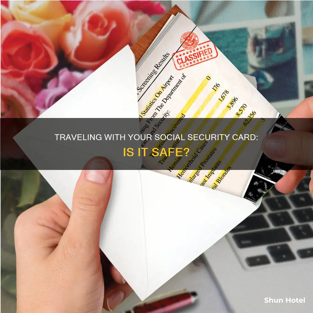 can i use my social security card at the airport