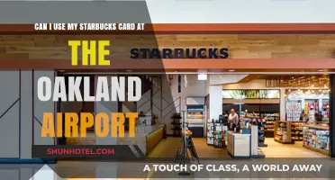 Using Starbucks Cards: Oakland Airport Edition
