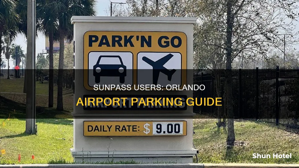 can i use my sunpass at the orlando airport garage