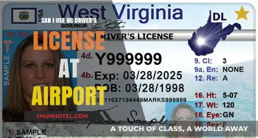 Using a NC Driver's License: Airport Security Identification
