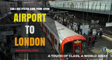 Using Oyster Card: Luton Airport to London
