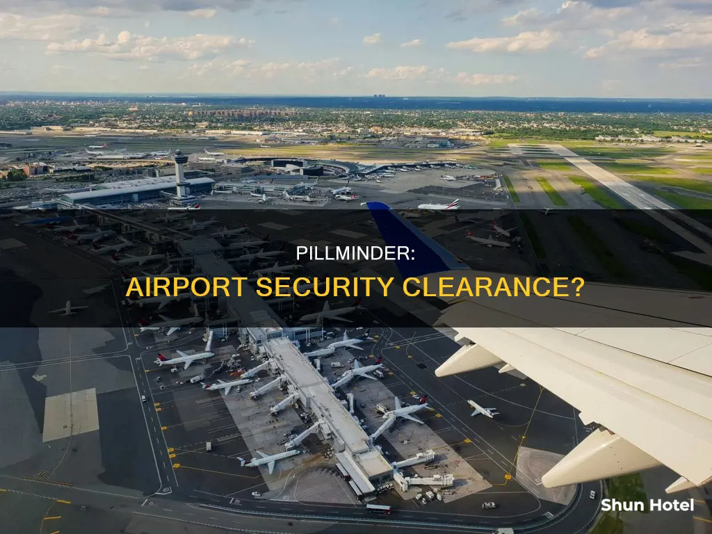 can i use pillminder at airport