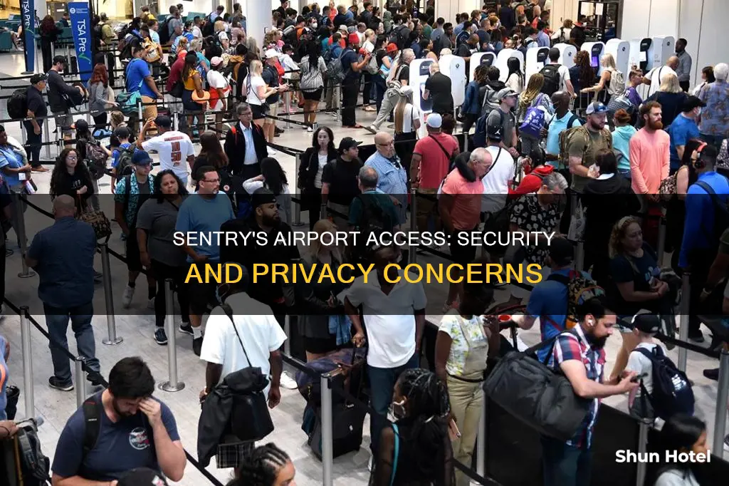 can i use sentry on airports