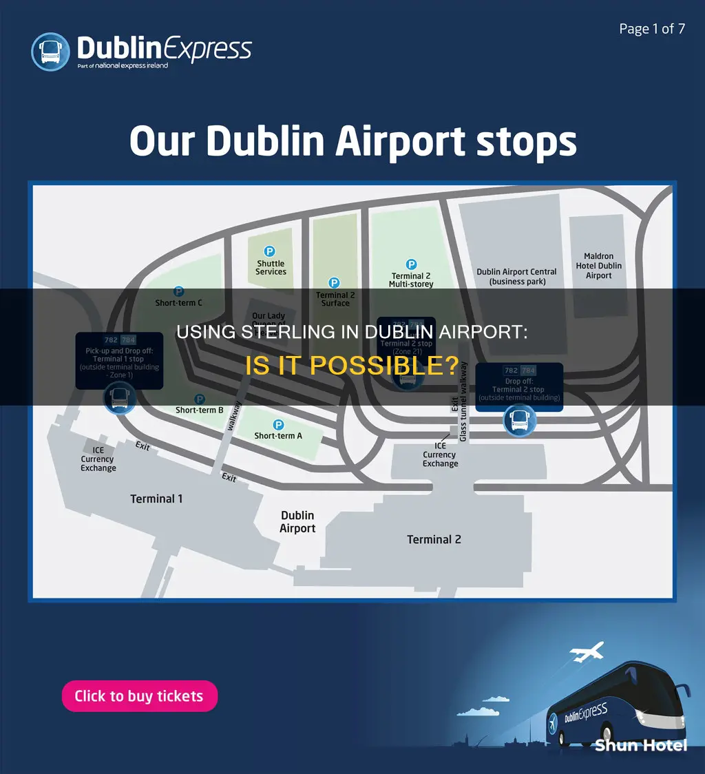 can i use sterling in dublin airport