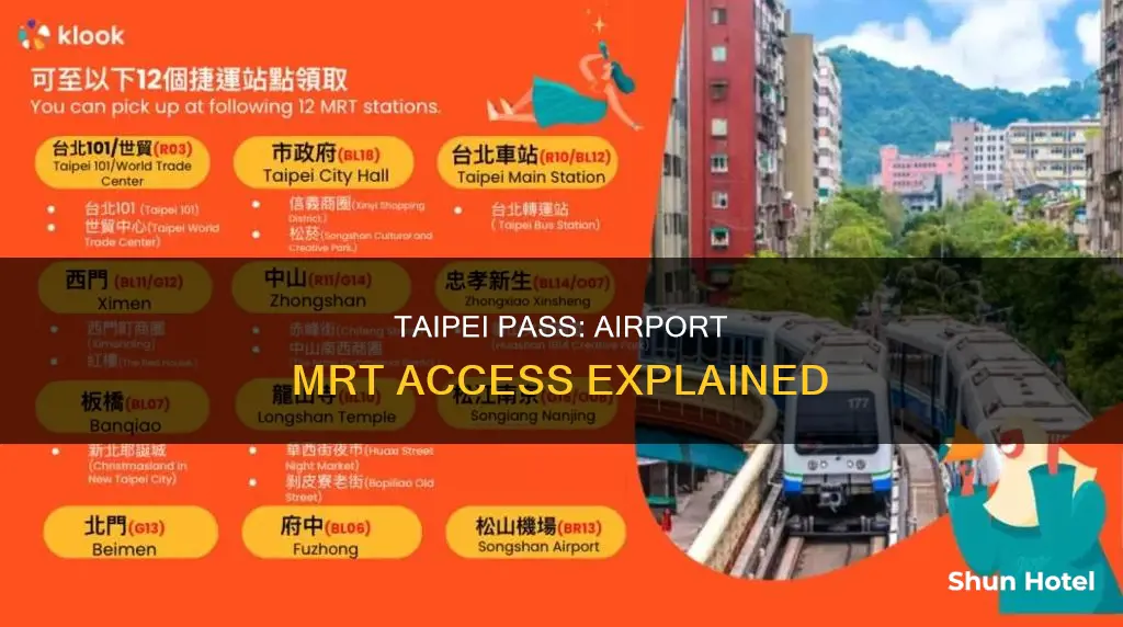 can i use taipei pass for airport mrt