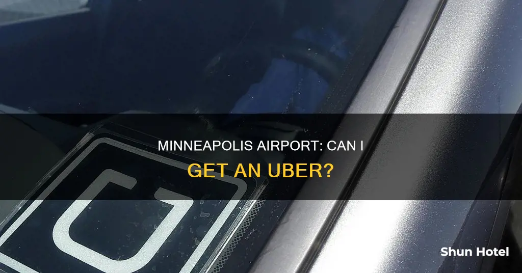 can i use uber at minneapolis airport