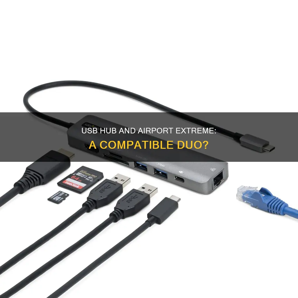 can i use usb hub with airport extreme