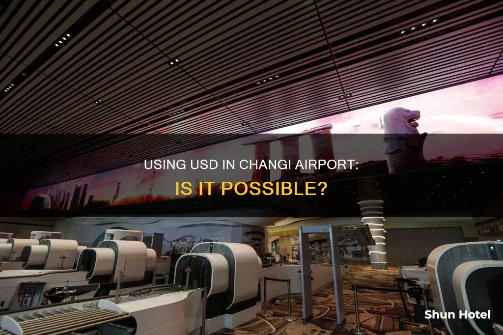 can i use usd in changi airport