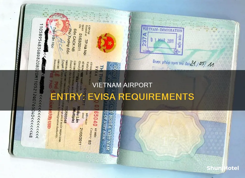 can i use viet nam e visa for airport