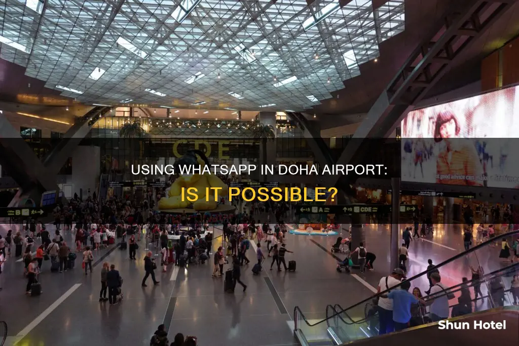 can i use whatsapp in doha airport
