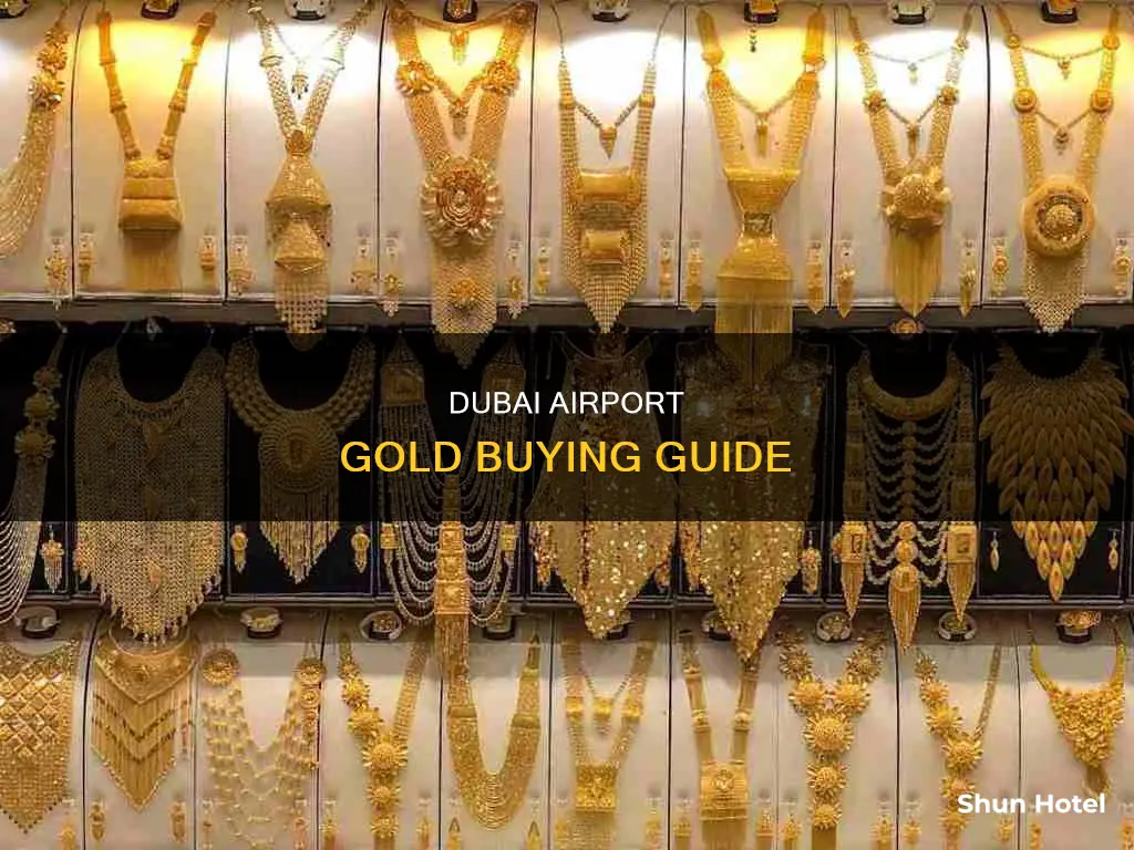 can i uy gold at dubai airport