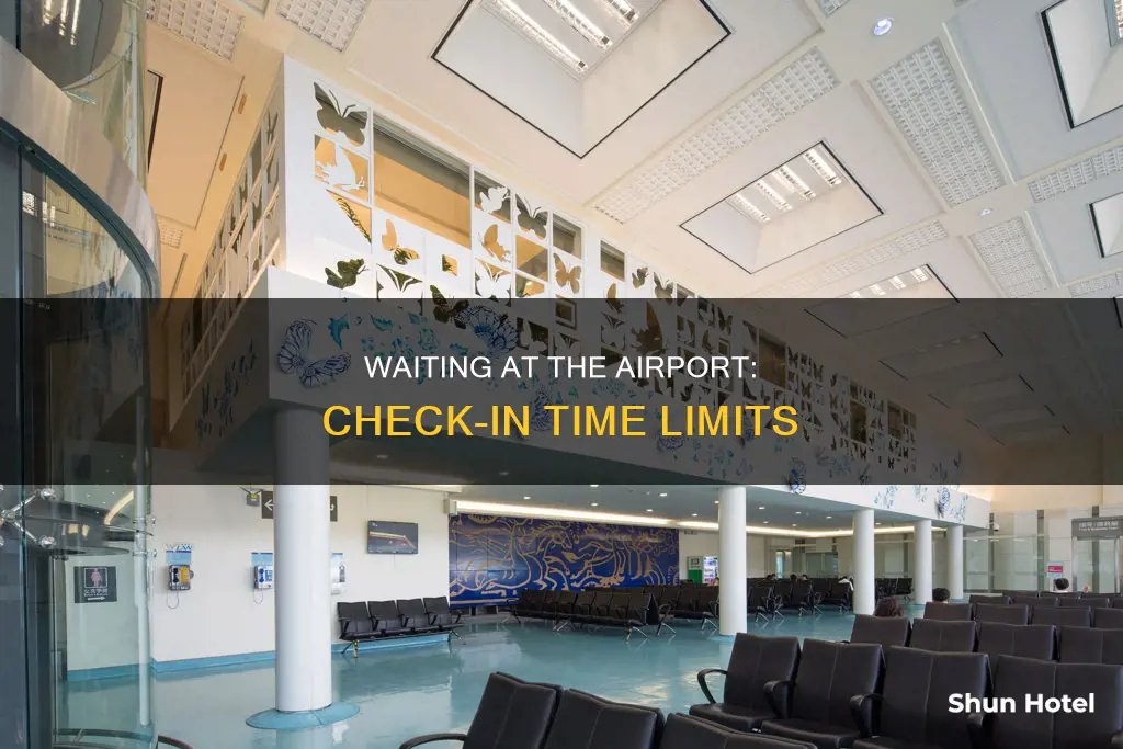 can i wait at airport before checkin