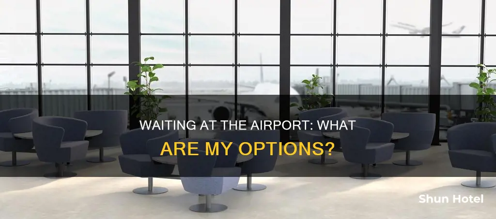 can i wait at airport