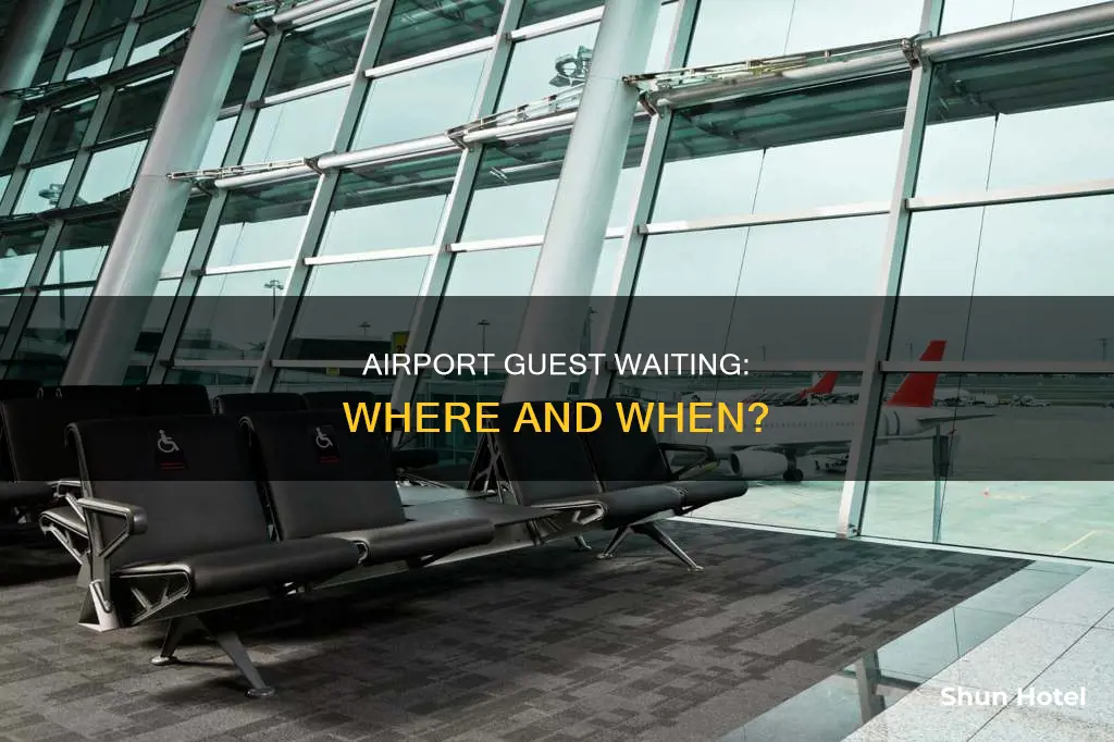 can i wait for guest at gate airport