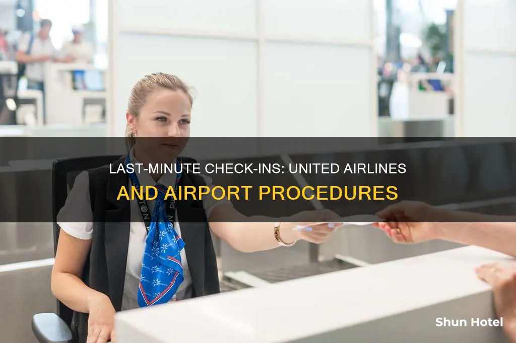 can i wait till airport to check in for ua