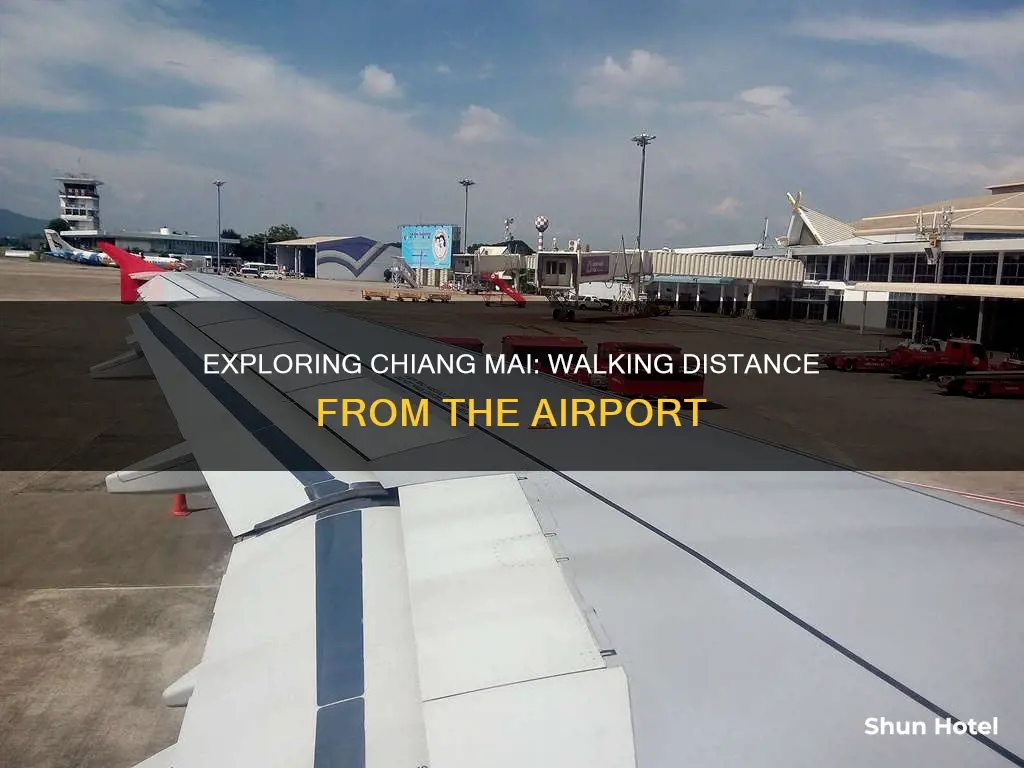 can i walk from airport chiang mai