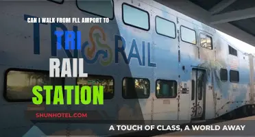 Walking from FLL Airport to Tri Rail Station?