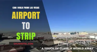 Walking from Las Vegas Airport to the Strip?