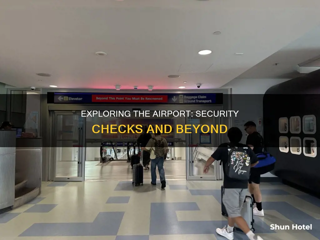 can i walk out of airport after security check