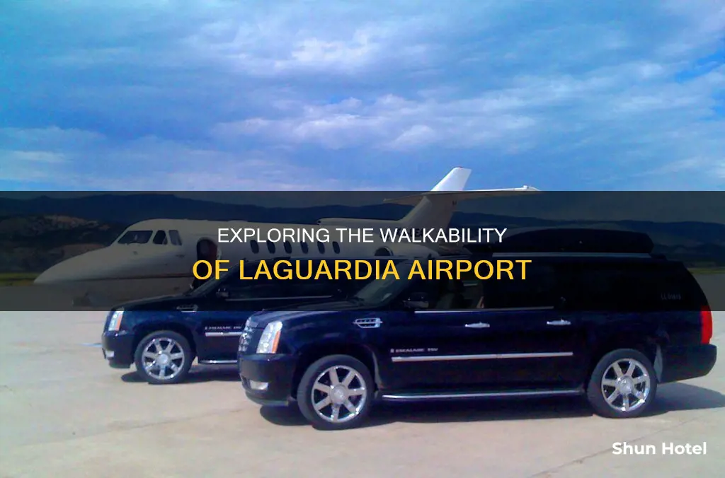 can i walk to laguardia airport