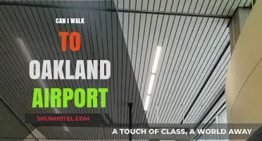 Oakland Airport: Walk or Not?