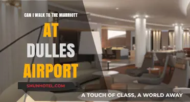 Walking to the Marriott at Dulles Airport: Is it Possible?