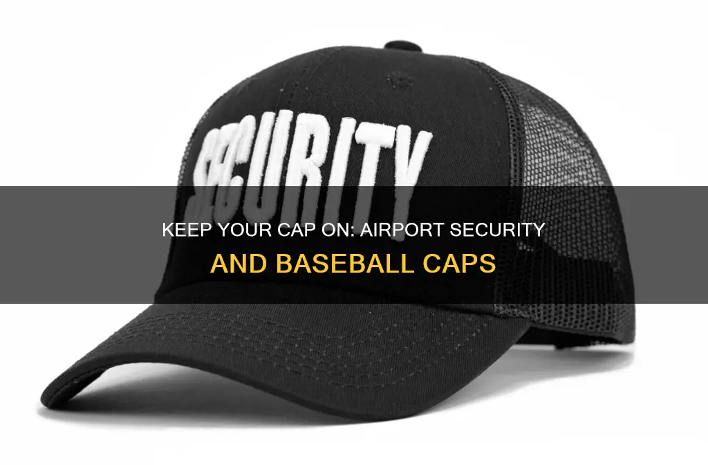 can i wear a baseball cap through airport security