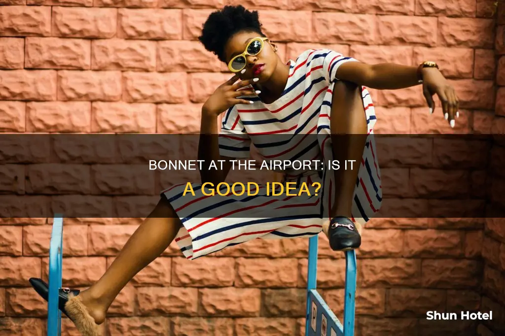 can i wear a bonnet to the airport