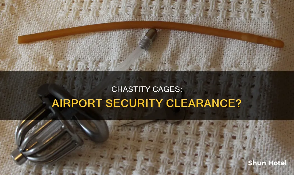 can i wear a chastity cage through airport security