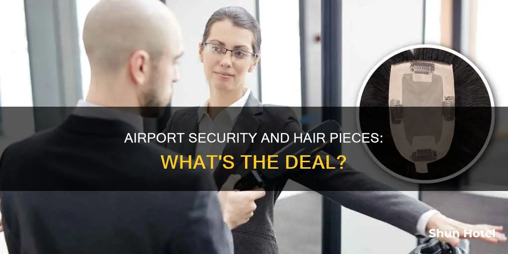 can i wear a hair piece going through airport security