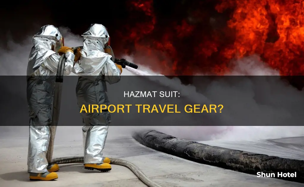 can i wear a hazmat suit to the airport