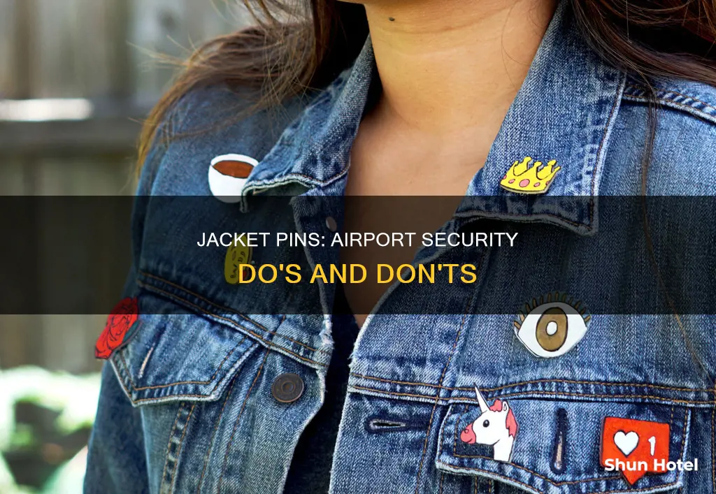can i wear a jacket with pins to the airport