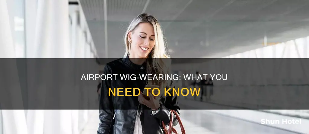 can i wear a wig at the airport