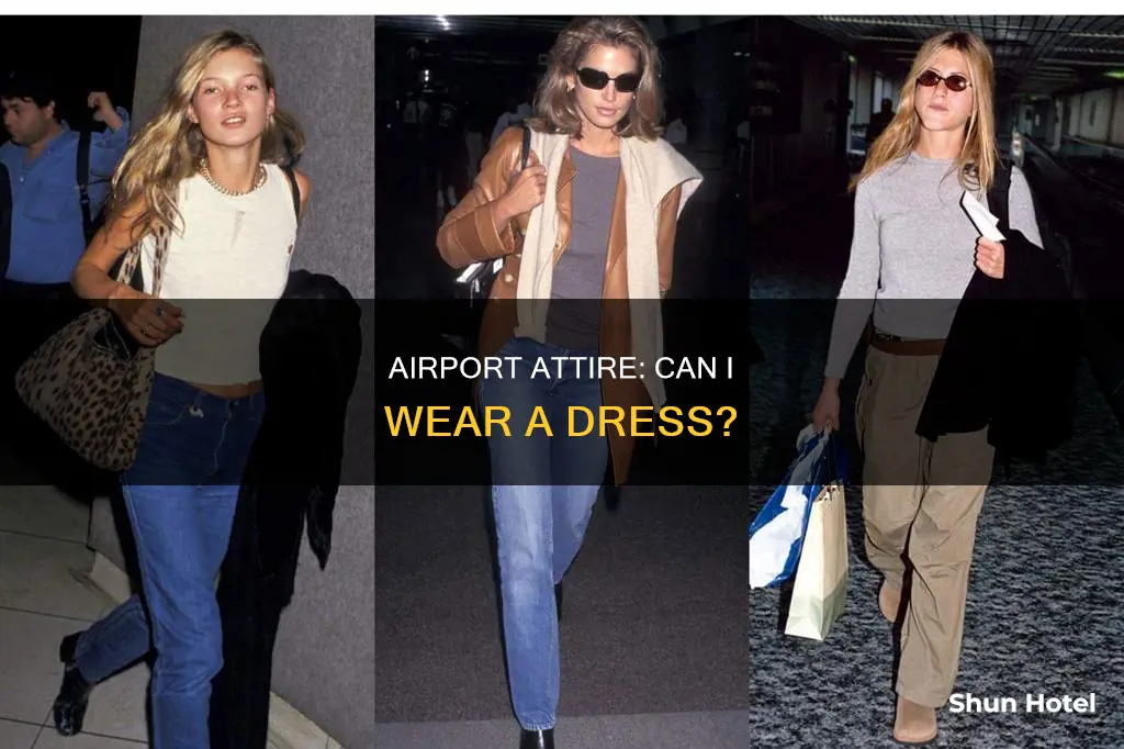 can i wear dress in airport
