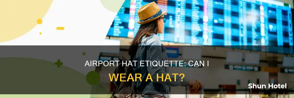 can i wear hat at airport