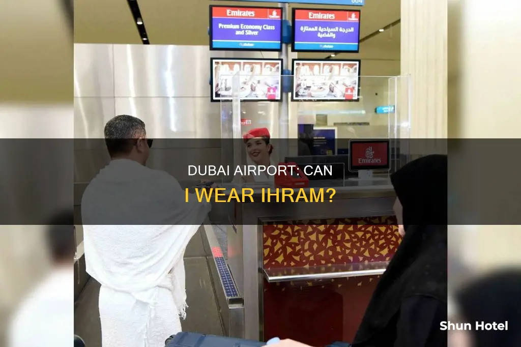 can i wear ihram at dubai airport
