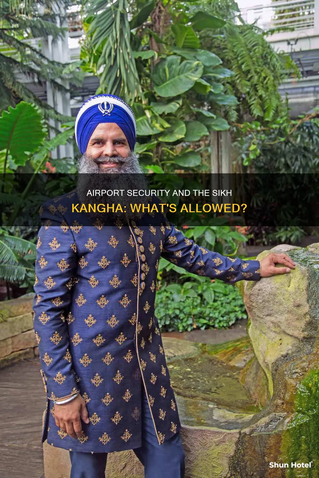 can i wear kangha in airport sikh