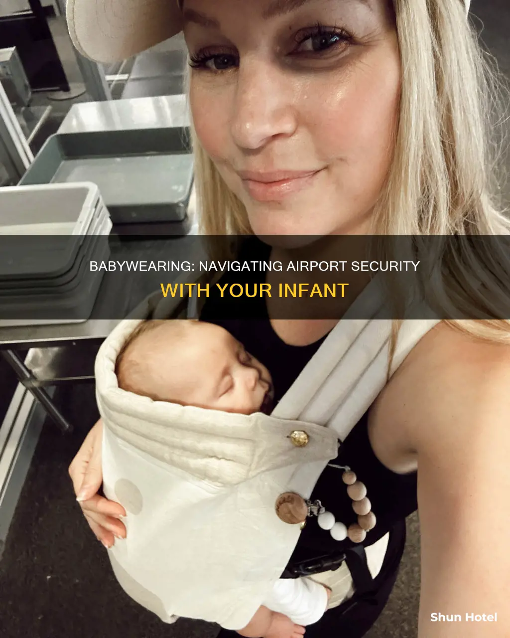 can i wear my baby through airport security