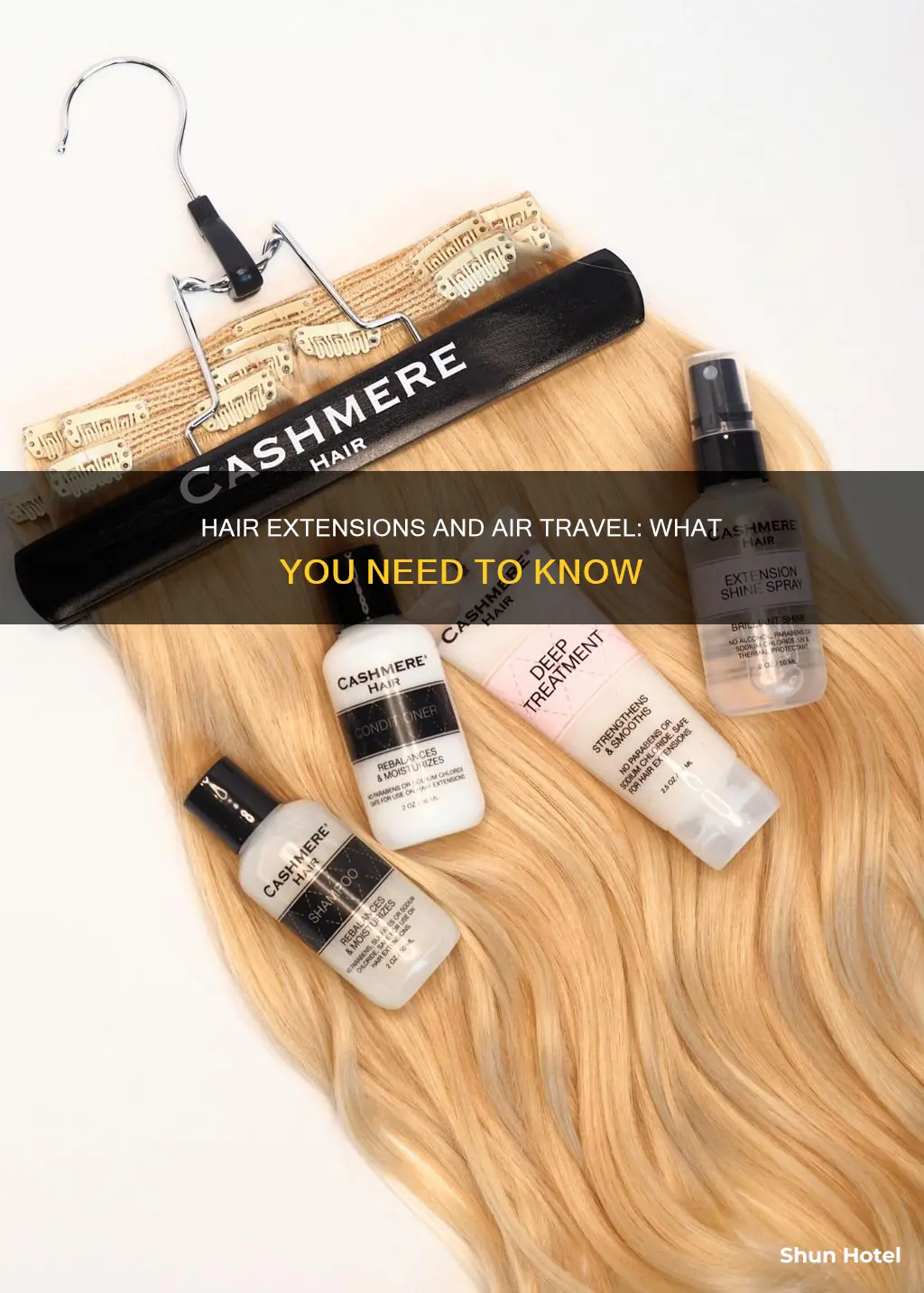 can i wear my hair extensions to the airport