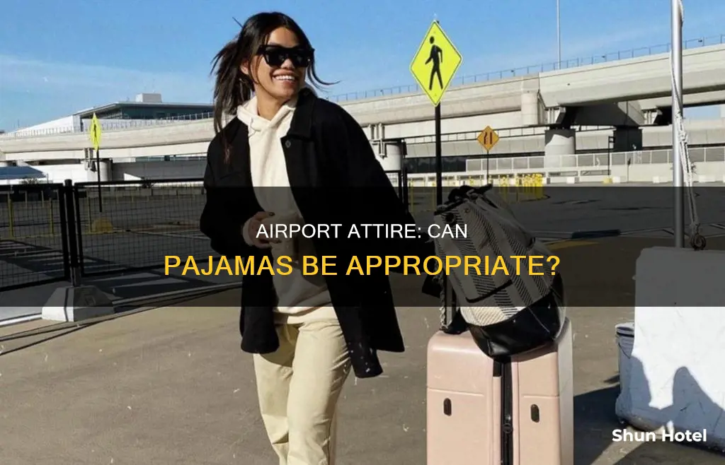 can i wear pajamas to the airport
