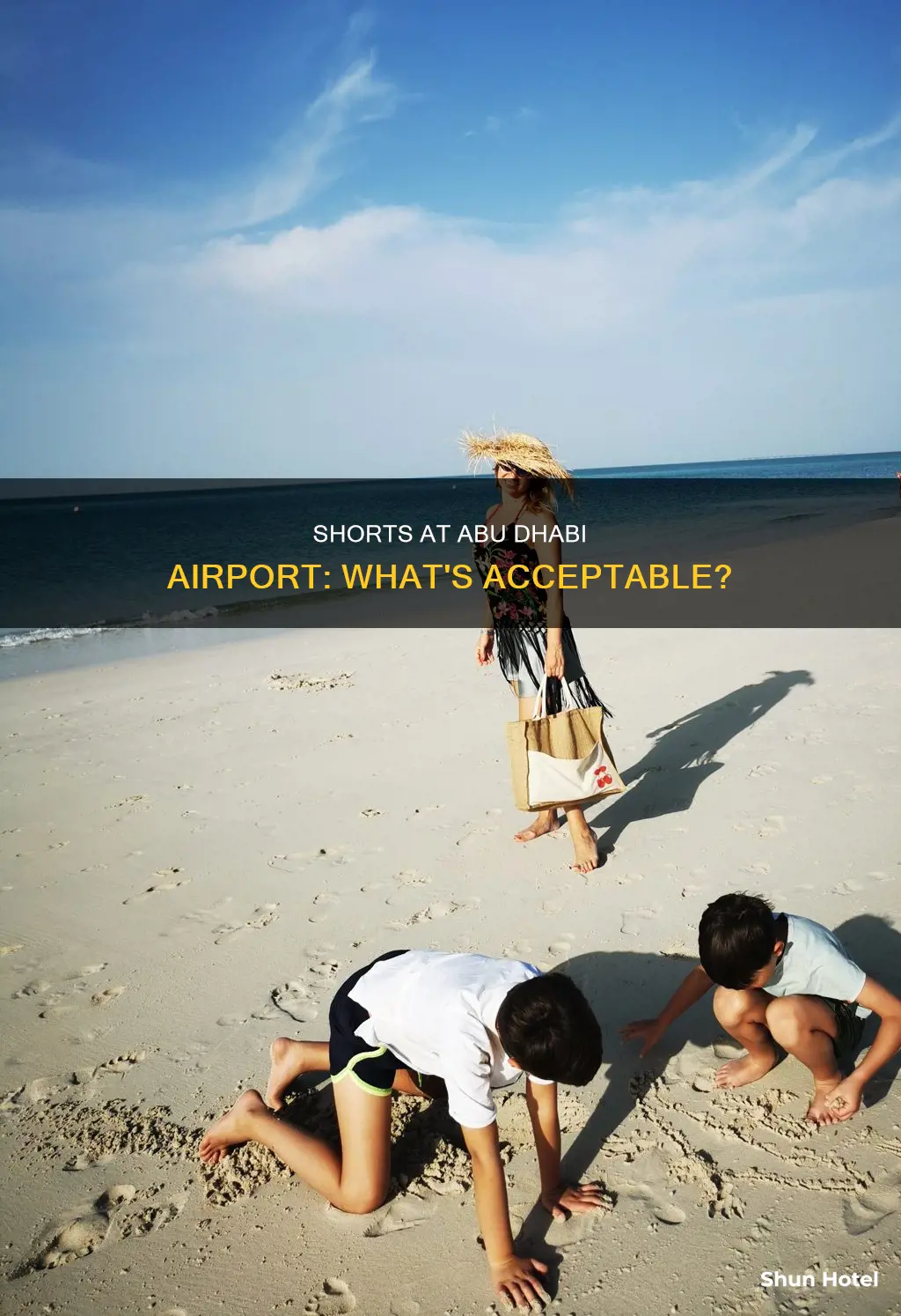 can i wear shorts in abu dhabi airport