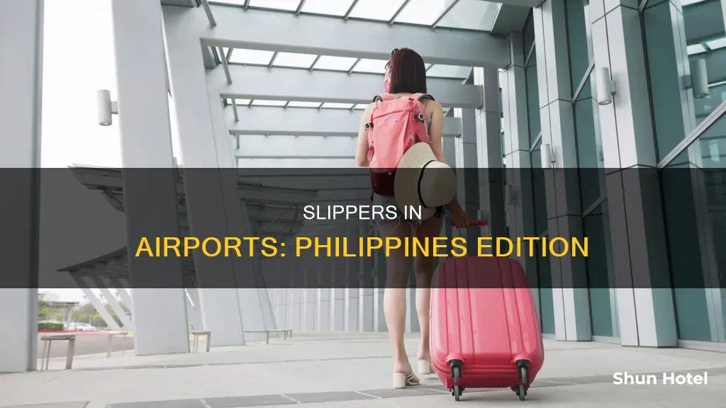 can i wear slippers in airport philippines