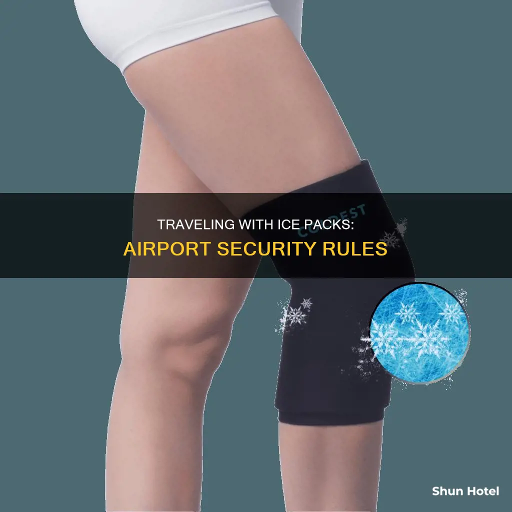 can ice pack go through airport security