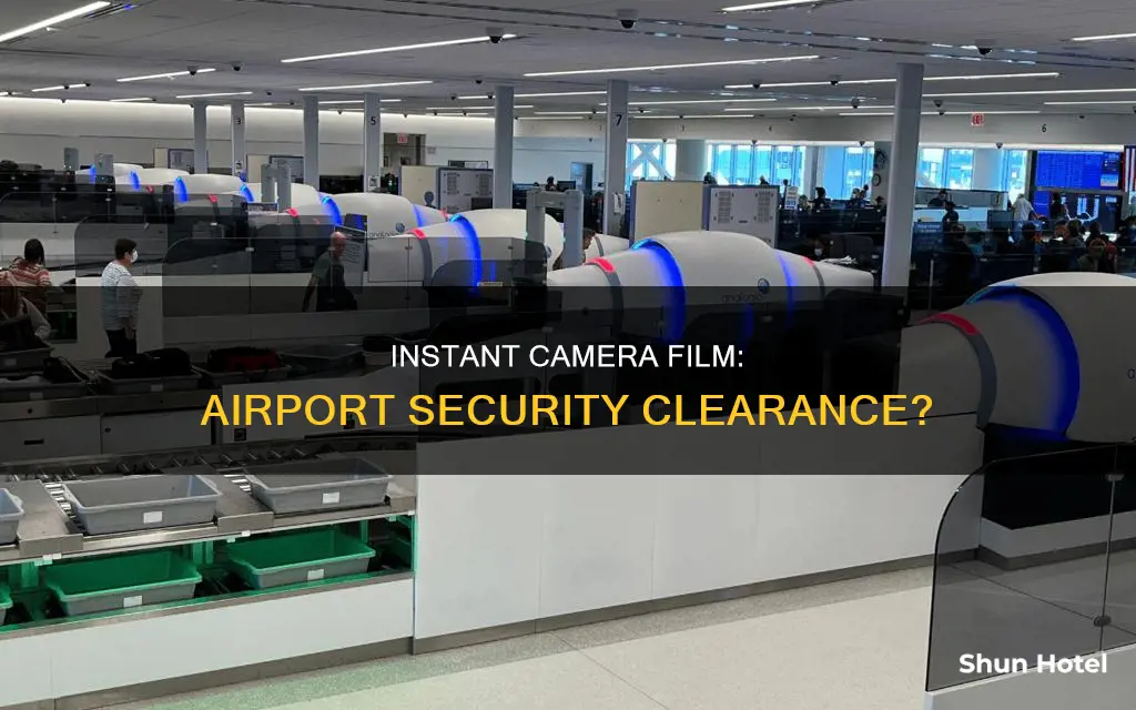 can instant camera film go through airport security
