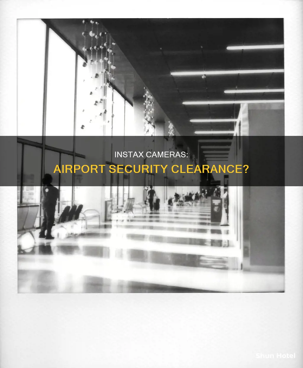can instax cameras go through airport security